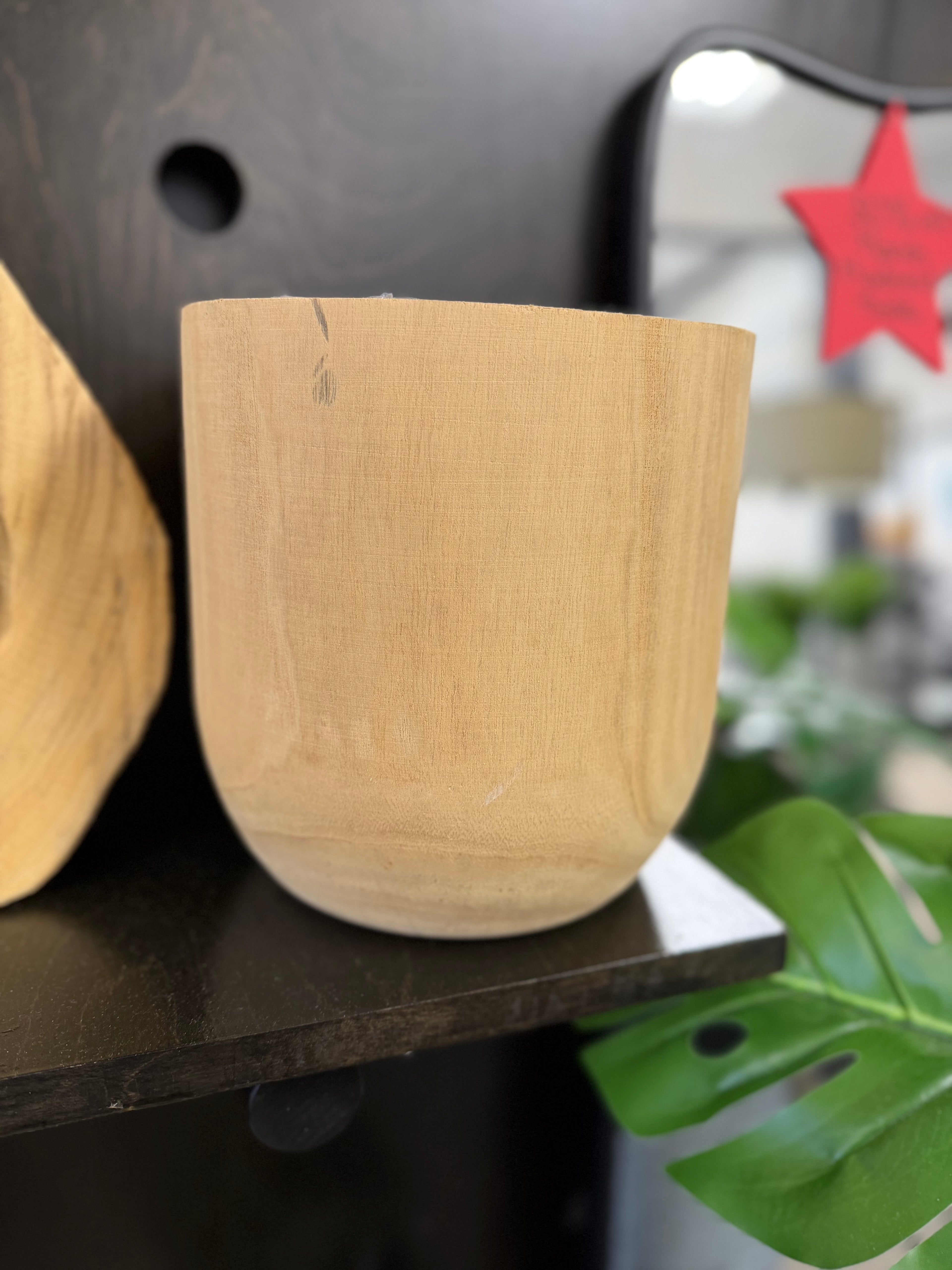 Beach Wood Planter Pot